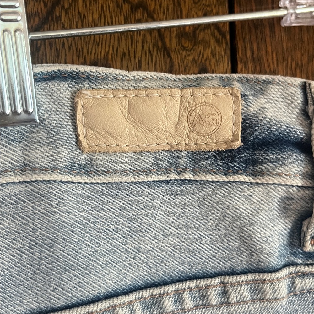 AG by Adriano Goldschmeid denim Jeans Kinsley high rise pop crop size 30 R - Picture 9 of 12